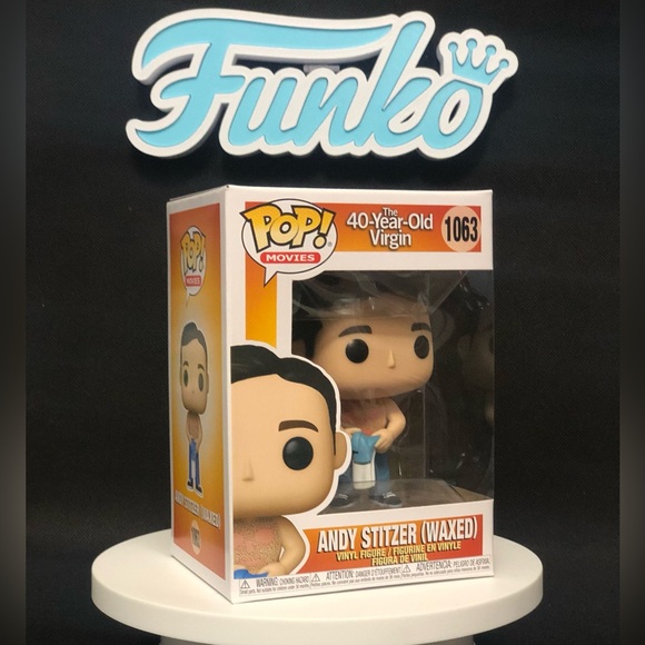 Andy Stitzer (Waxed)- 1063- The 40-Year-Old-Virgin- Mint Condition- Funko - Picture 3 of 8